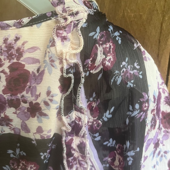 CRYSTAL DOLLS Womens Beige Lined Tie Closure 3/4 Sleeve A-Line Dress XS - Picture 16 of 17